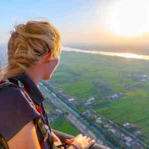 Hot air balloon tour in Luxor